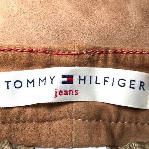 Vintage Y2K Timmy Hilfiger Boho Cowgirl Low Rise Western Suede Leather Pants / 0 - Picture 6 of 6